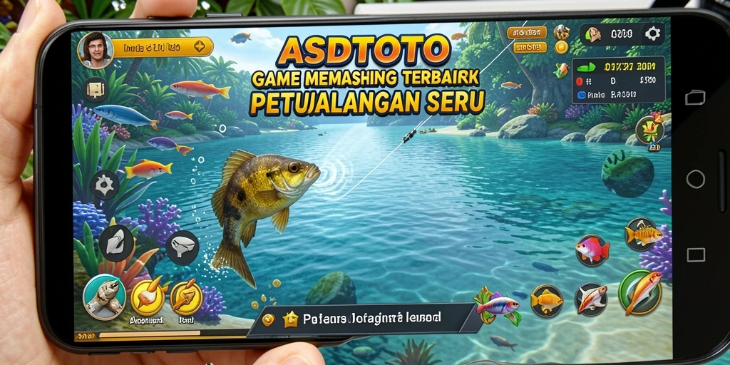 Menampilkan gameplay seru dari ASDTOTO yang penuh aksi memancing.