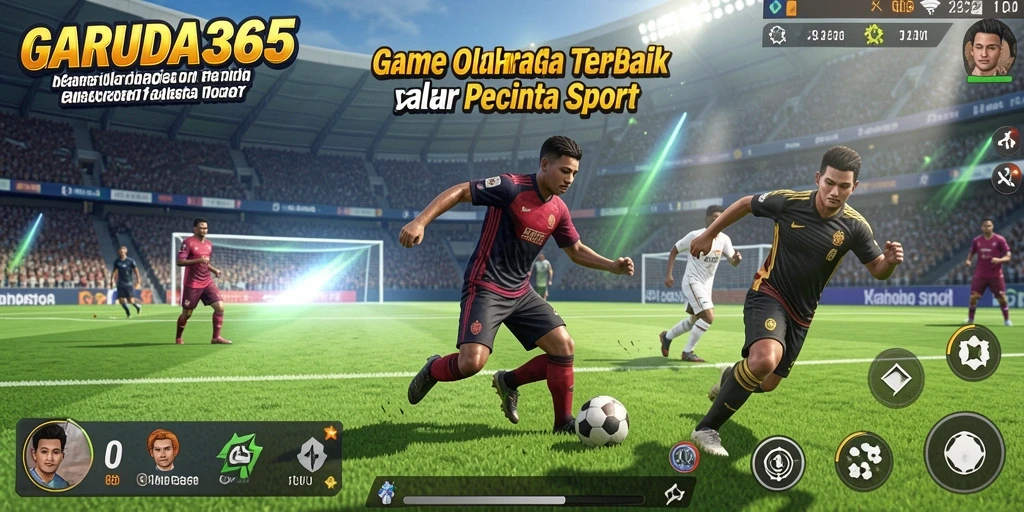 Tampilan gameplay seru dan penuh aksi di GARUDA365.