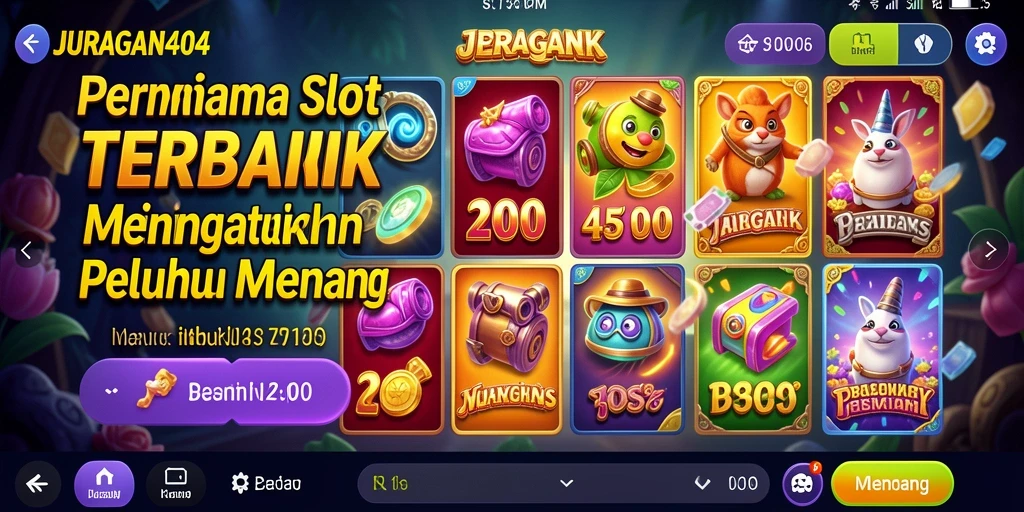 Screenshot JURAGAN404 menunjukkan grafik menawan dan gameplay Slot yang menarik.