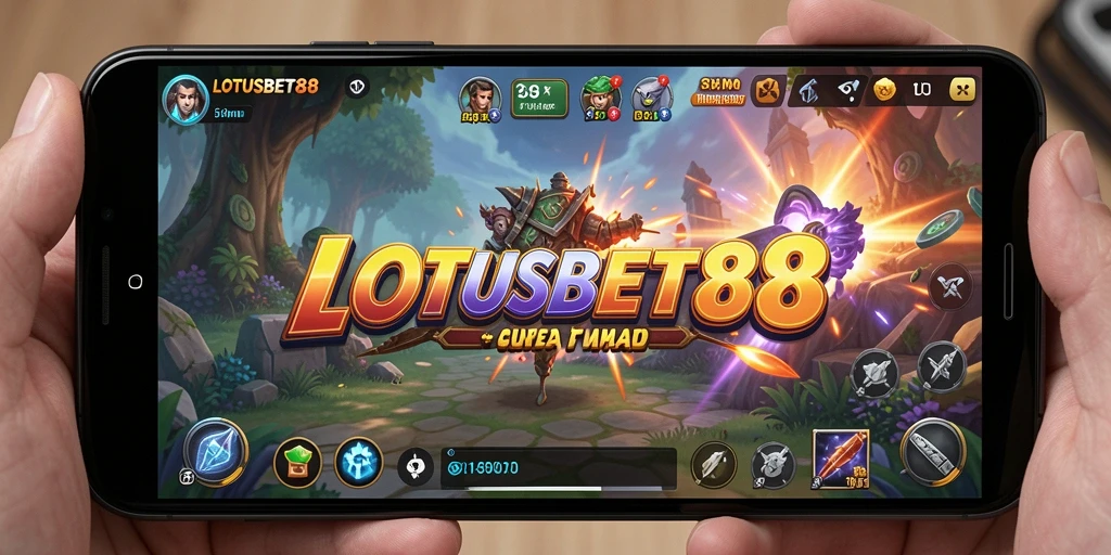 Tangkapan layar menunjukkan gameplay seru LOTUSBET88 dengan grafis menawan.