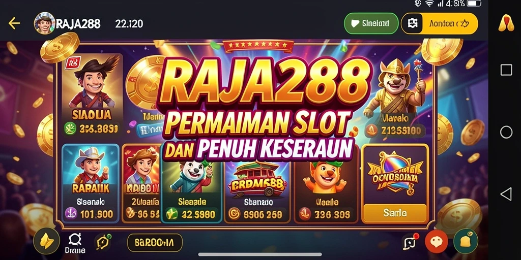 Gameplay seru dan menarik di RAJA288 dengan mesin slot modern.