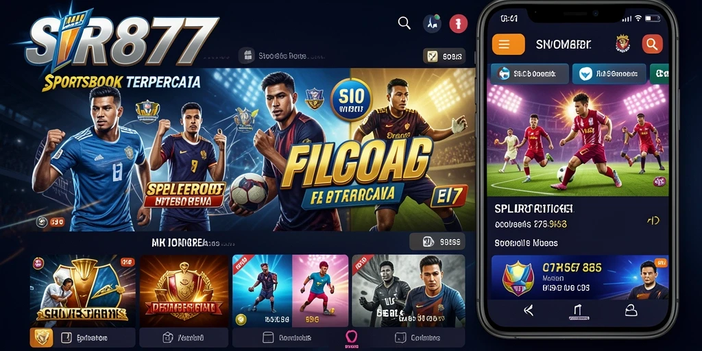 Tampilan gameplay Sportsbook yang menarik di aplikasi SR877.